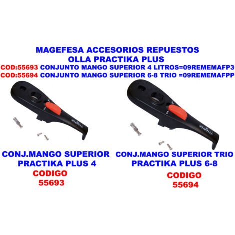 MAGEFESA Olla Practika Plus con Mango Superior 4 L