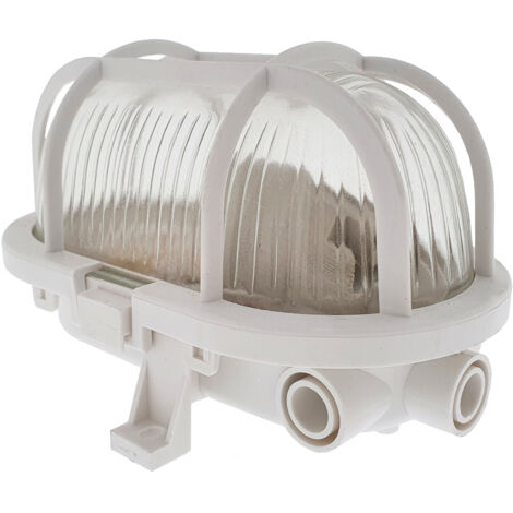 FPLUS electricidad aplique oval 60w e-27 blanco caja 14024 , electricidad aplique oval 60w e-27 blanco caja 14024 (1/4)