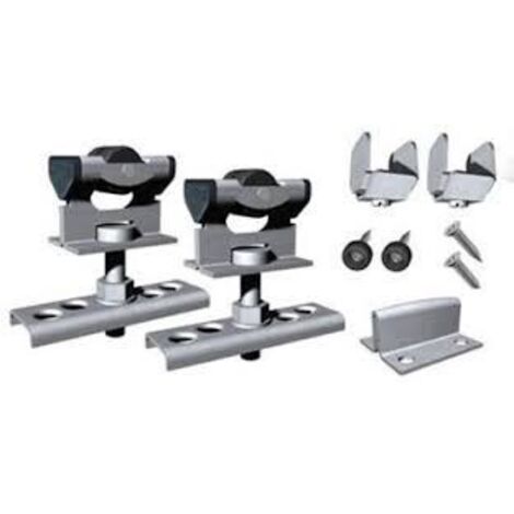saheco juego corredera sf-40 galvanizada para 40 kilos 004000