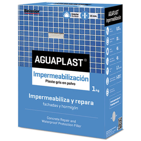 AGUAPLAST PISCINA PLASTE EN POLVO CAJA ESTUCHE 1 KG=70043-001
