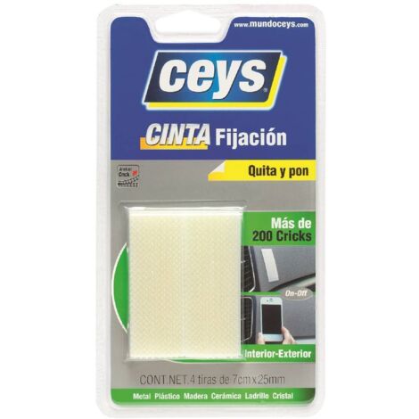 ceys tack crik blanco quitaypon 4 tiras 7 cmx25mm 530050-507525 (1/6)