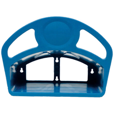 PLUVIA Soporte de pared para manguera fabricado en plástico color azul