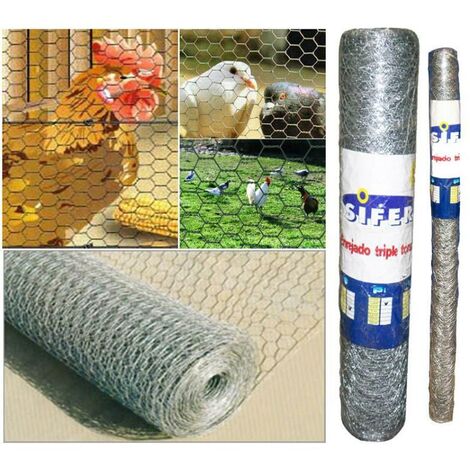 malla enrejado triple-torsion sifer de 51 x 0.60 metro rollo 50
