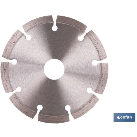 COFAN disco diam. universal basico 115 mm. , Discos de diamante segmentado Cofan obra estándar universal base. corte de todo tipo de materiales de construcción. Excelente corte en