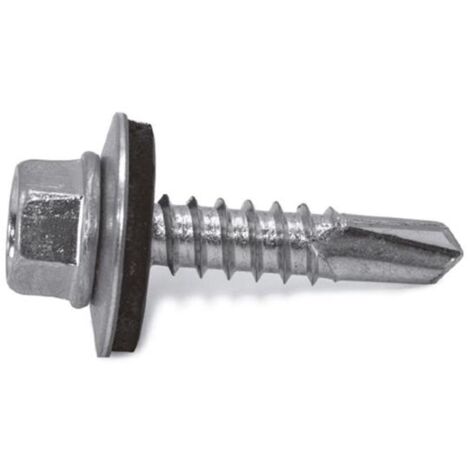 DAMESA tornillo broca c/arandela 4.8x19-16 din7504 c/500 , Tornillo autotaladrante con arandela 4,8x19/19 DIN 7504 Damesa. Tornillo autotaladrante fabricado en acero cementado