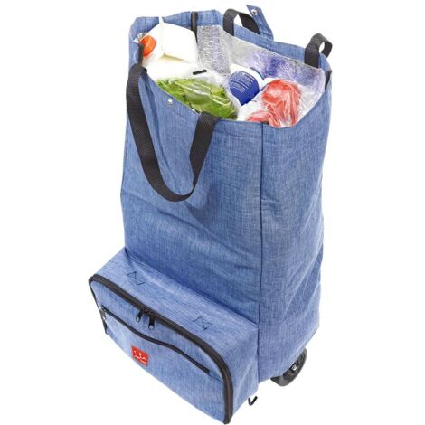 CARRO COMPRA TERMICO 2 RUEDAS 30L AZUL 994