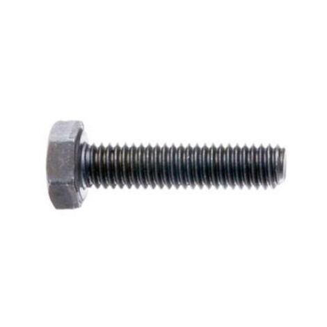 tornillo hexagonal 10x80 din-933 8.8 zinc. acero blanco c-50
