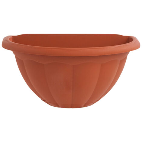 MACETA PARED 40x20x20 CM TERRACOTA PLASTIKEN