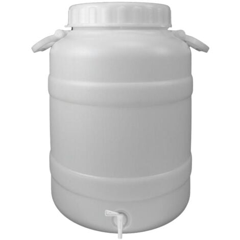 bidon garrafa plastico alimentario con grifo y boca ancha 30 lt.