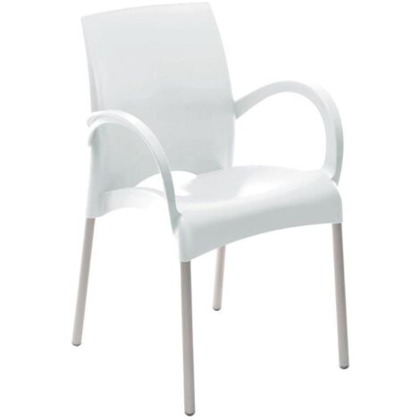 SILLON RESINA ALUMINIO OURIKA BLANCO (1/2)