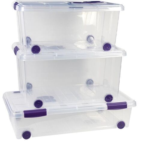 CAJA ORDENACION CON RUEDAS 57L MODELO RICORDI 62X45X32cm (1/5)