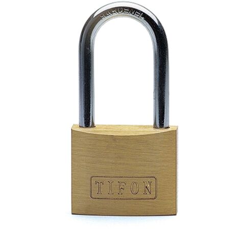 Candado Seguridad 40Mm Arco Largo Laton Tifon Ifam