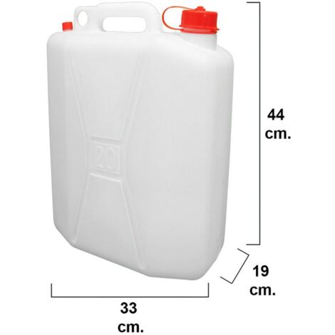 WOLFPACK LINEA PROFESIONAL bidon garrafa plastico alimentario 20 litros con grifo