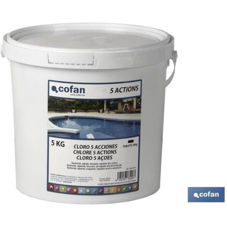 CLORO 5 ACCIONES TABLETA 5 KG COFAN
