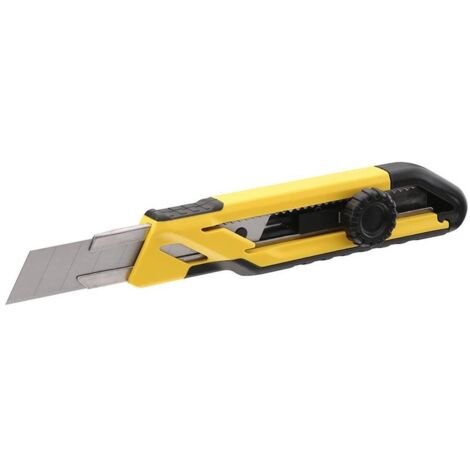 STANLEY cutter mpo 18 mm. stht10268-0 stanley , Hoja de acero inoxidable proporciona durabilidad y vida más larga. Almacenamiento de cuchillas incorporado: 2 cuchillas adicionales.