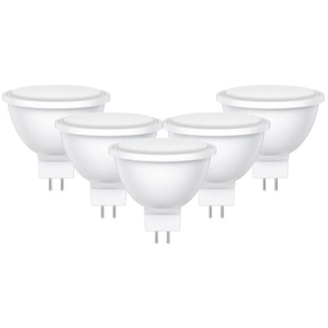 LAMPARAS LED MR16 6W LUZ FRIA DICROICA ECORAEE 0,11 INCL. PACK 5 (1/3)