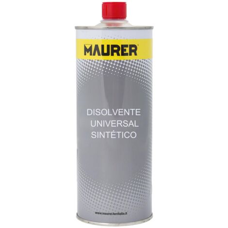 MAURER disolvente universal sintetico 1 litro , Disolvente universal sintetico- Medida: 1 litro.- Disolvente de evaporación lenta para aplicaciones a brocha y rodillo. (1/2)