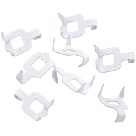 WOLFPACK LINEA PROFESIONAL cuelga cuadros metalico gancho blister 8 piezas