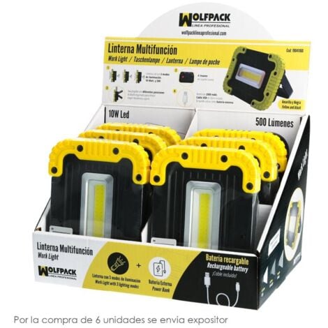 Linterna De Trabajo Led Recargable.