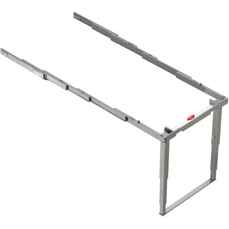 emuca guías para mesa extensible party, aluminio, anodizado inox (1/5)