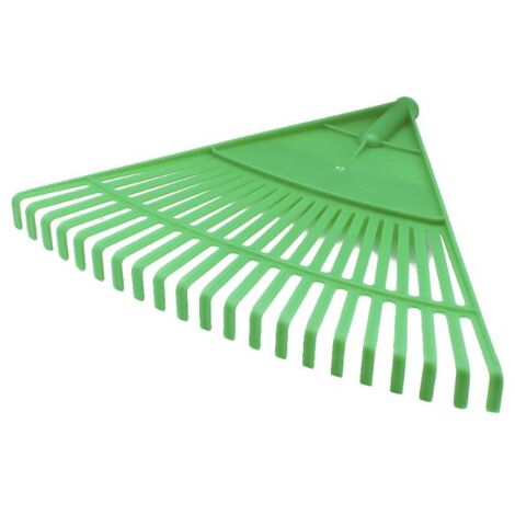 RASTRILLO ABANICO 21P VERDE PLASTICO