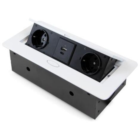 Emuca Atom 26 Lite regleta blanca 3000W USB