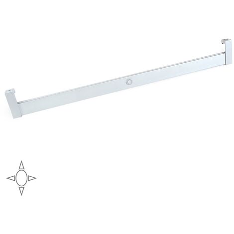 Comprar Barra para armario con luz LED, regulable 558-708 mm, batería  extraible, sensor de movimiento, Luz Blanca natural, Alum