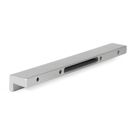 tirador zamak modelo tizam acabados negro mate, blanco mate, gris ral distancia 128 acabado gris ral