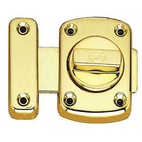 AMIG pasador cerrojo zamak 56x40mm. latonado ,  (1/4)