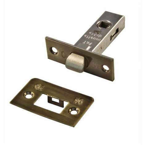 picaporte tubu c/rec nº12/45mm. cuero cuadradillo 8mm frente 67x26mm