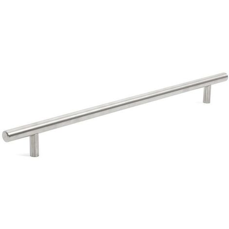 HERRAJES ALK tirador acero inox pireo distancia 320 ,         