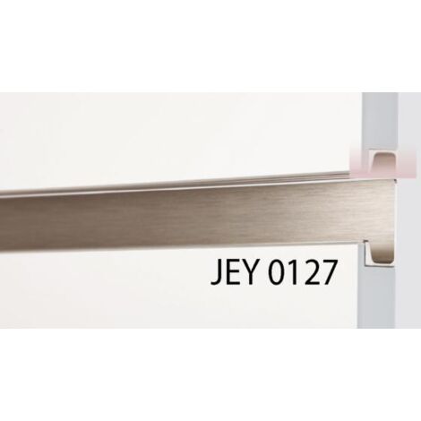 Tirador Jey 0127 perfil bajo - Tirador inox look 247mm