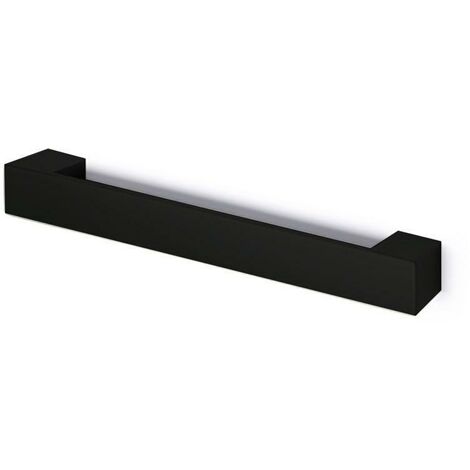 titan tirador zamak acabado gris ral 9006, blanco mate y negro mate acabado negro distancia 224