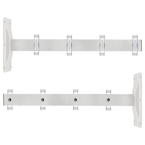 TENDER FIL tendedero de pared 4 poleas blanco juego , Tendedero de pared 4 poleas. Ideales para exteriores. Su sistema de polea permite fácil acceso a todo el cordaje desde un mism