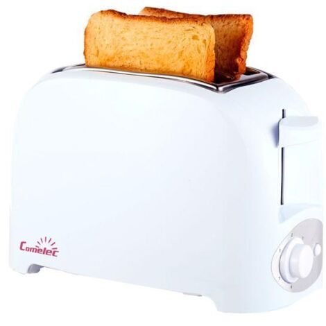 COMELEC tostador pan molde tp1703 , Tostador pan de molde TP1703ExtraplanosDoble rebanadaBoca ancha para todo tipo de pan6 niveles de tostadoFunción cancelar (1/3)