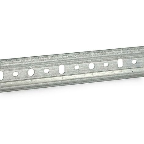 HERRAJES ALK placa colgador mueble cocina h48 l2000 galvanizado