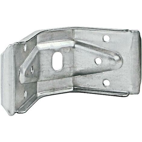 HERRAJES ALK escuadra mesa 50mm. f35 con ala galvanizado , La escuadra de mesa es un herraje hecho de hierro por la marca ALK System cuya finalidad es mantener unidas las patas