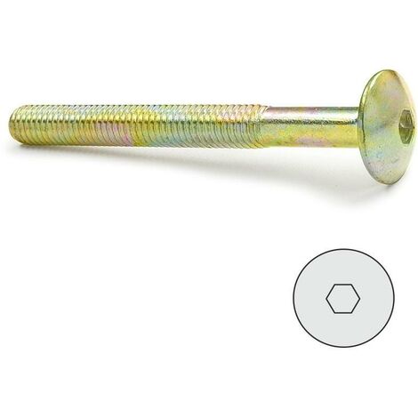 MILANI ENRICO tornillo cabeza bombata allen bicromatado 8-120 (1/2)