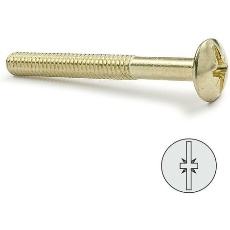 UCAFIX tornillo cabeza bombata komby latonado 6-40 , 0CIENTOS (1/2)