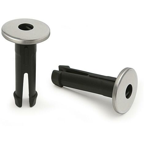 casquillo arpon embutir, de plástico mecanismo para sofa zepa   con tapa embellecedora inox.
