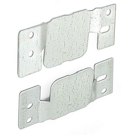 Q&Q placas union birdy galvanizado para sofá  (jueg.- 2 piezas)