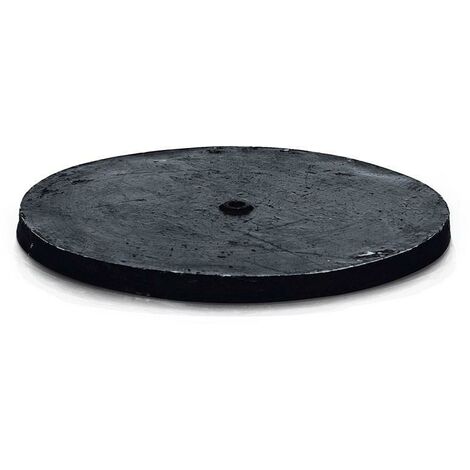 HERRAJES ALK pesa hierro circular 8kgs. para base conica , ATENCIÓN: Todos los elementos se piden por separado de acuerdo con la altura y el acabadode la columna y la bas (1/2)