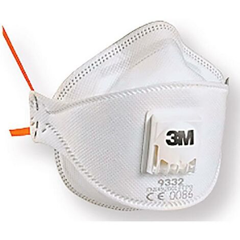 3M mascarilla prot. c/valvula 3m 9332&43 ffp3 (caja 10) , FFP3 Mascarilla protectora 3MPara partículas, con válvula.Mascarilla 3M autofiltrante. Gran comodidad