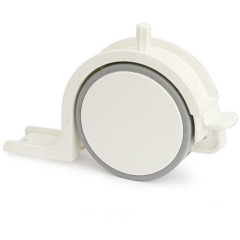 rueda nido toscana blanco sp40 con freno para embutir. con freno. (1/2)