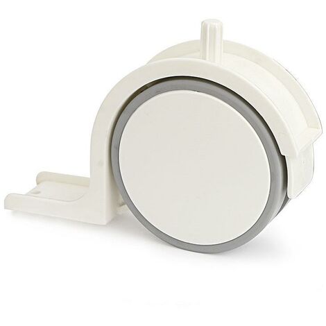 rueda nido toscana blanco sp40 sin freno para embutir. sin freno. (1/2)