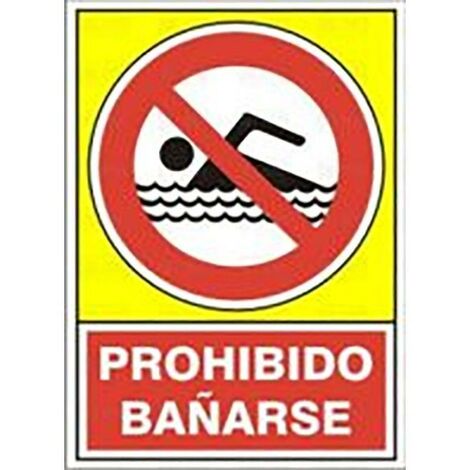 DUVER señal 560 alum.420x297''prohibido bañarse , 0UNIDADES (1/2)