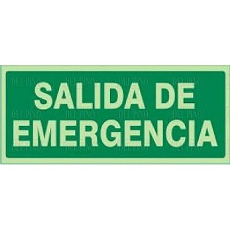 señal 1020 plast.297x148 ''sal.emerg'' lum salida de emergencia (letra) (1/2)