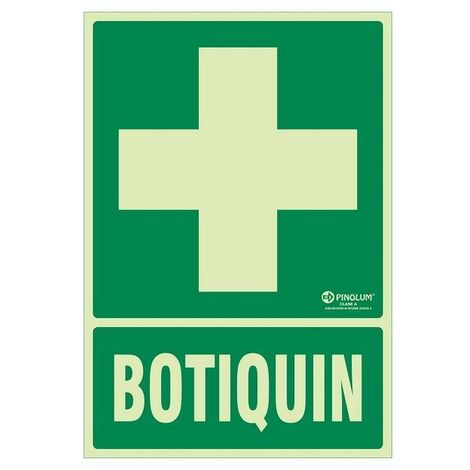 DUVER señal 929 plast.297x210 ''botiquin'' lum , 0UNIDADES (1/2)