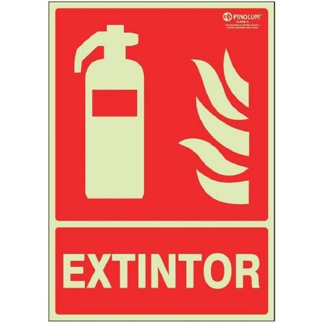DUVER señal 7001 plast.297x210 ''extintor'' lum. , 0UNIDADES