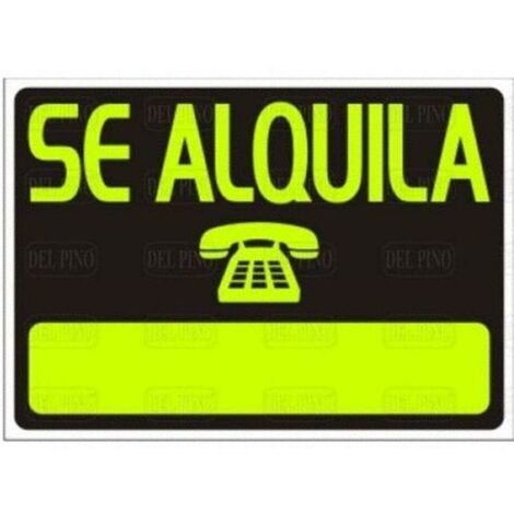 DUVER señal plastico 350x500 ''se alquila'' , 0UNIDADES , DUVER señal plastico 350x500 ''se alquila'' , 0UNIDADES (1/2)